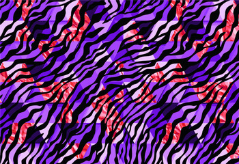 abstract animal skin pattern vector	
