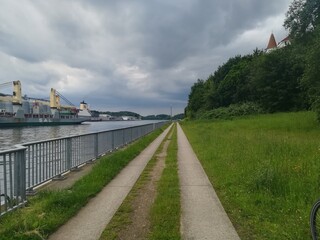 Bicycle Path near harbor