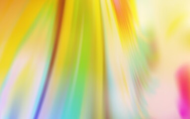 Light Pink, Yellow vector blurred shine abstract template.