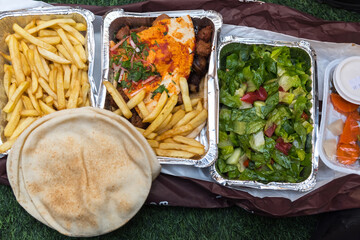 Tasty Lebanese food.
