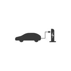 Electric car icon