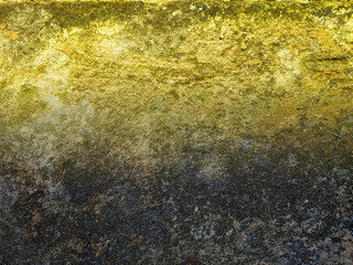 Grunge old wall surface, blue lilac empty blank damaged concrete, antique grungy structure background