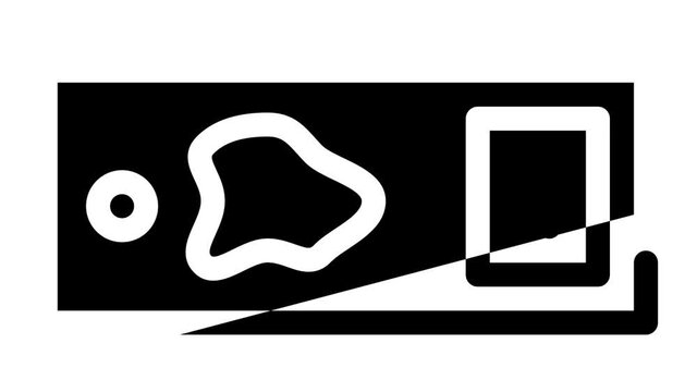 blood test black icon animation