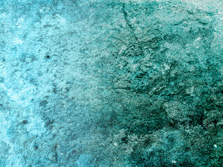 Grunge old wall surface, blue lilac empty blank damaged concrete, antique grungy structure background
