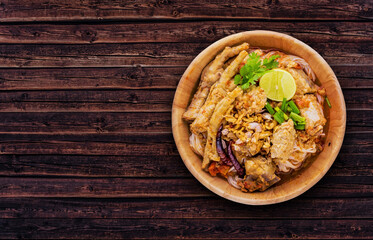 Nam ngiao Rice Noodle Thai food