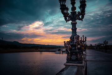 Beautifully reconstructed Filipino heritage and cultural houses that form part of Las Casas...