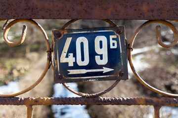 Number 409 the number of houses apartments streets