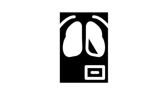 fluorography snapshot glyph icon animation