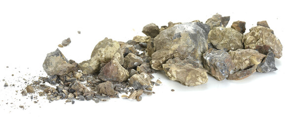 Crushed stones