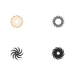 Fototapeta premium vortex vector illustration icon