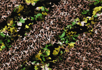 abstract animal skin pattern vector