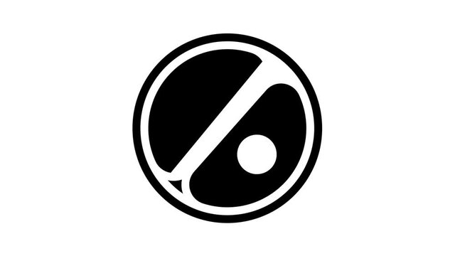 cell division glyph icon animation