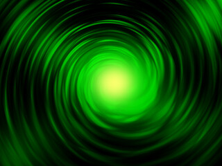 3d green swirl background.