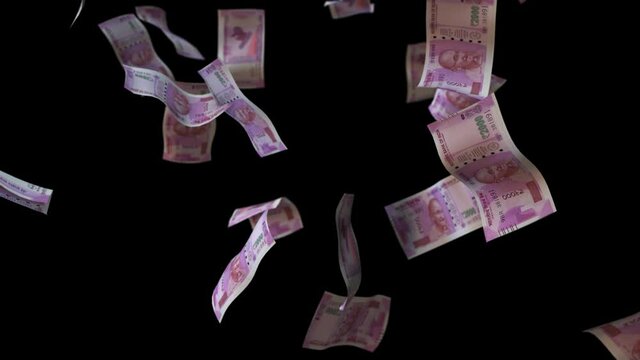 2000 Indian Rupees Bills falling 