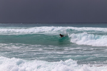 surfing the wave