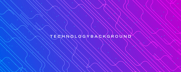 Futuristic digital technology background Concept . Circuit board line art background . 