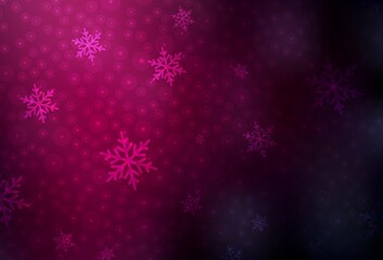 Dark Pink vector template in carnival style.