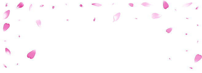 Fototapeta na wymiar White Lotus Petal Vector White Background. Color Modern Sakura Petal Banner. Peach Petal Romantic Illustration. March Cherry Petal Congratulation.