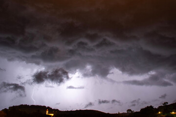 lightning in the city