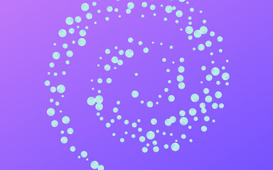 Multicolored Shine FallingFestive Blue