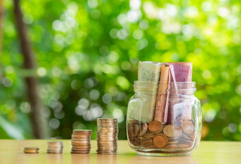 piggy bank on the green