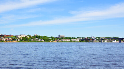 Fototapeta na wymiar Russia, the city of Kostroma. View from the Volga