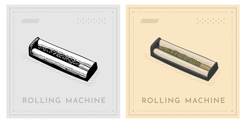 Hemp Cigarette Cannabis Roller Maker or Rolling machine