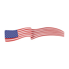 american flag wave