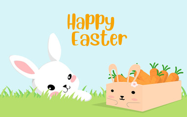 Hand painted Easter design posts  