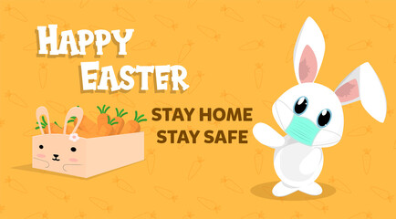 Hand painted Easter design posts  