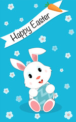 Hand painted Easter design posts  