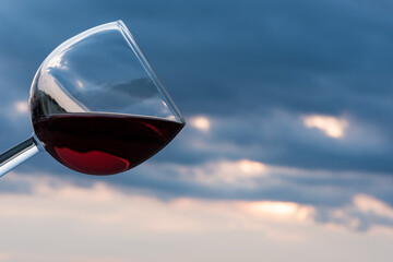 Toast at sunset