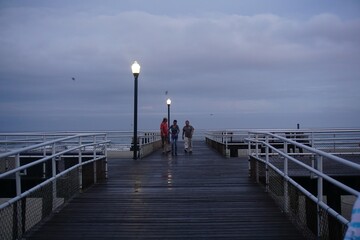couple on pier