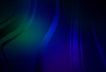 Dark Blue, Green vector abstract bright template.