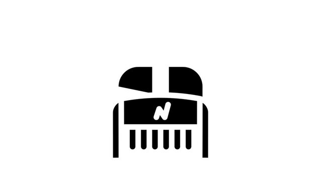 numerator shop tool glyph icon animation