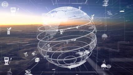 Future environmental conservation and sustainable ESG modernization development by using technology...