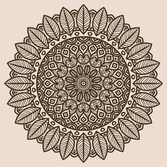 circular national vector two color pattern