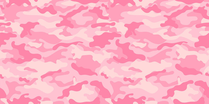 vector camouflage pattern for clothing design. Pink camouflage military  pattern Stock Vector | Adobe Stock