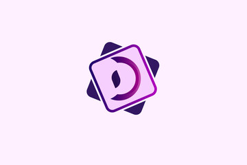 Vector design letter D, suitable for any logo