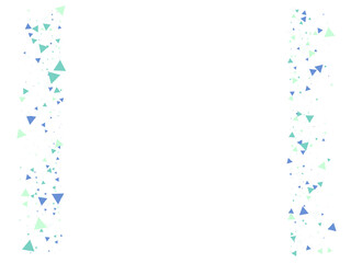 Triangle Explosion Confetti. Broken Glass Explosive Effect. Exploded