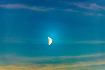 Hazy moon