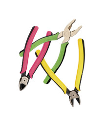 Hand tools for repair and installation: pliers-jaws. Design element with clipping path