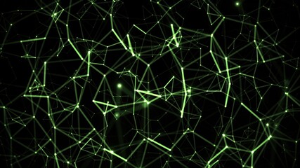 Abstract Plexus Technology Science And Engineering 3d illustration