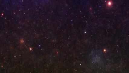 Obraz premium Stars in the night sky nebula and galaxy