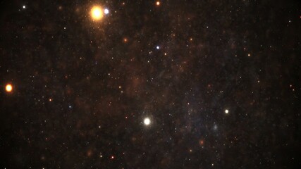 Stars in the night sky nebula and galaxy