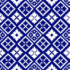 Seamless background tiles flower medieval