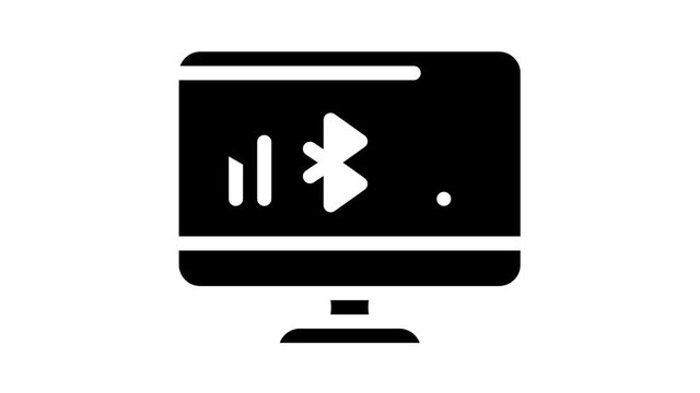 connection operating system glyph icon animation