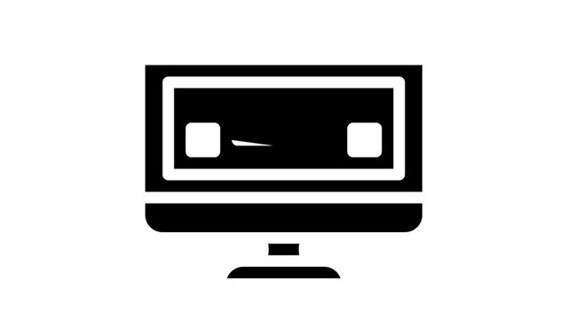 download operating system glyph icon animation