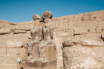 Ruins of the Egyptian Karnak Temple, the largest open-air museum in Luxor