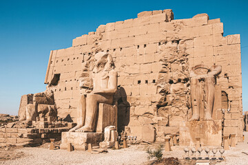 Ruins of the Egyptian Karnak Temple, the largest open-air museum in Luxor